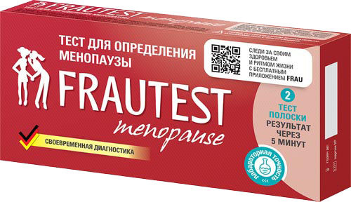 Изображение товара Тест фраутест для определения менопаузы 2шт Тест фраутест для определения менопаузы 2шт фотография