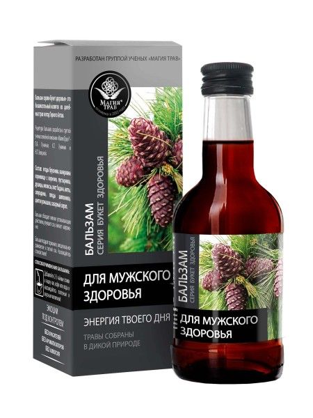 Изображение товара Бальзам Букет Здоровья для мужского здоровья Магия трав 250мл Бальзам Букет Здоровья для мужского здоровья Магия трав 250мл фотография