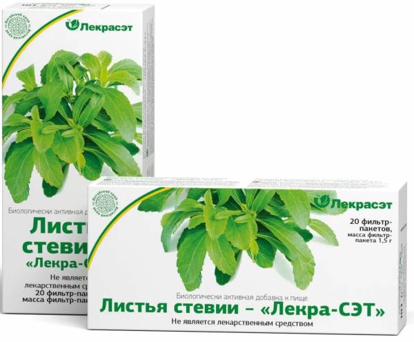 Стевии листья, 20 пакетиков фотография